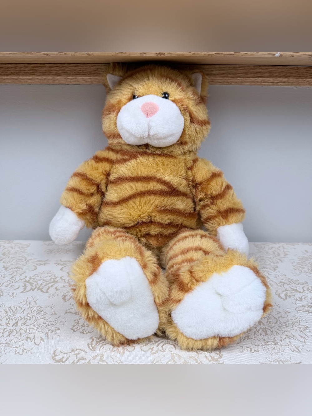 Build-A-Bear Orange and White Tabby Cat Plush Toy - Picture 1 of 6